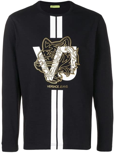 Versace Jeans Tiger Print Sweatshirt 